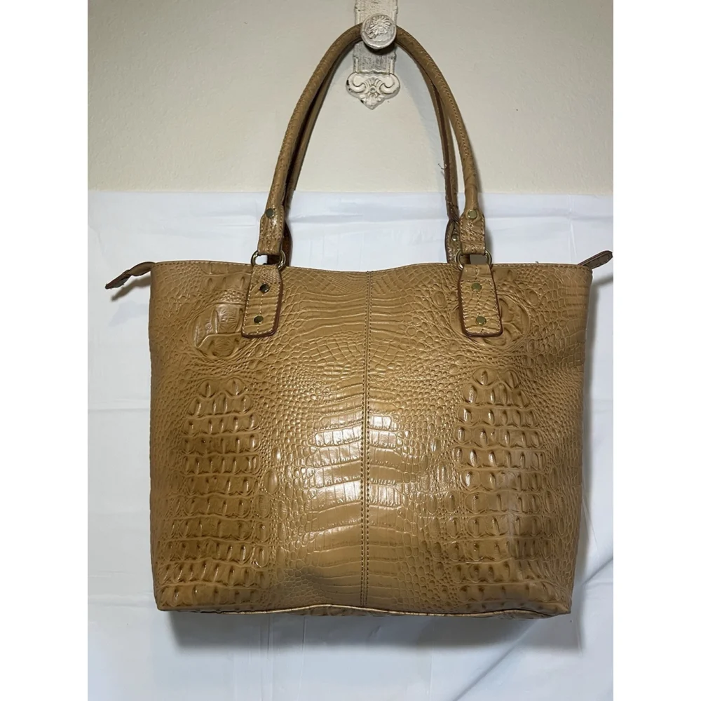 Marc Fisher croc embossed Tote Bag Purse